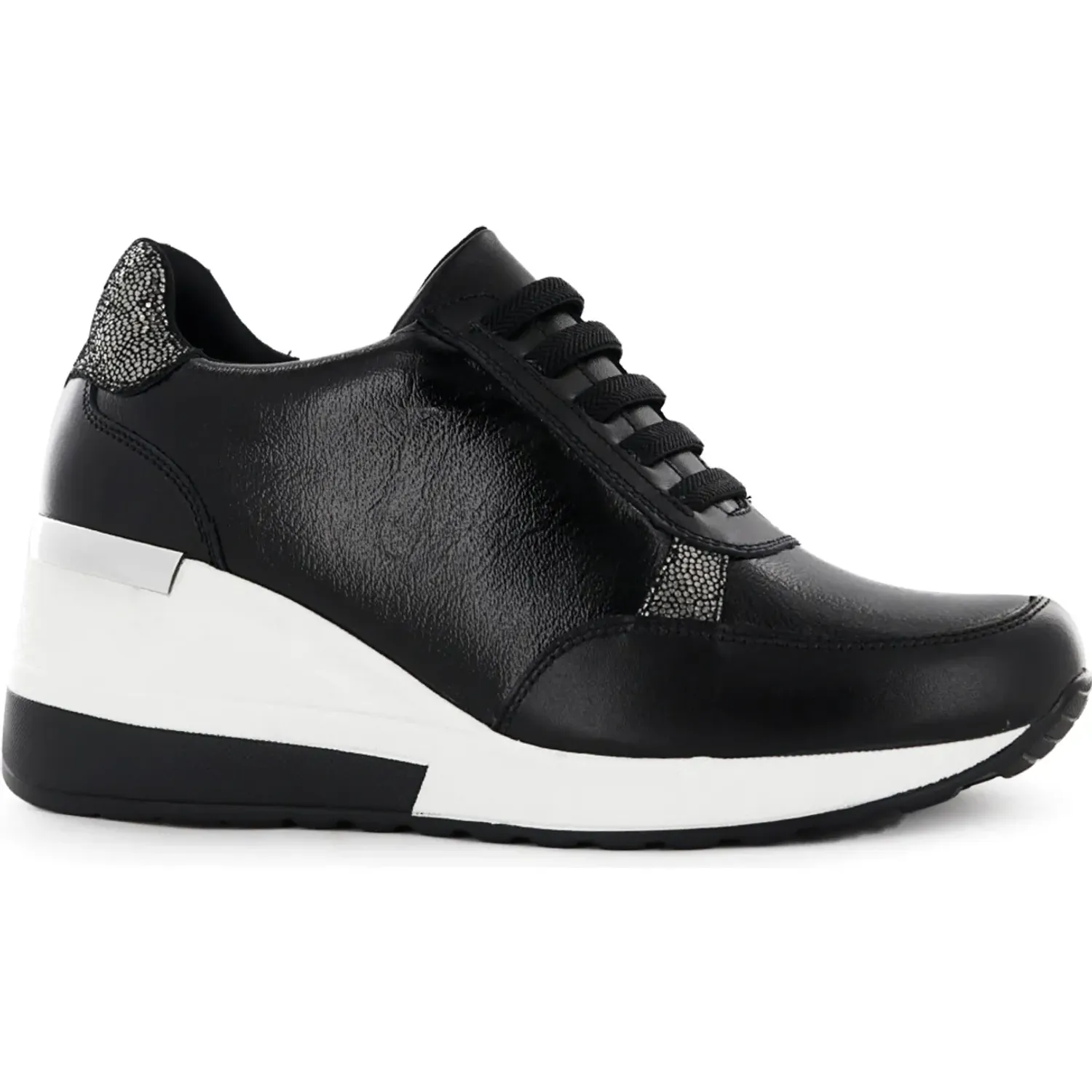 Zapatilla Ecco Urbano Mujer Zirah01 color negro | Platanitos