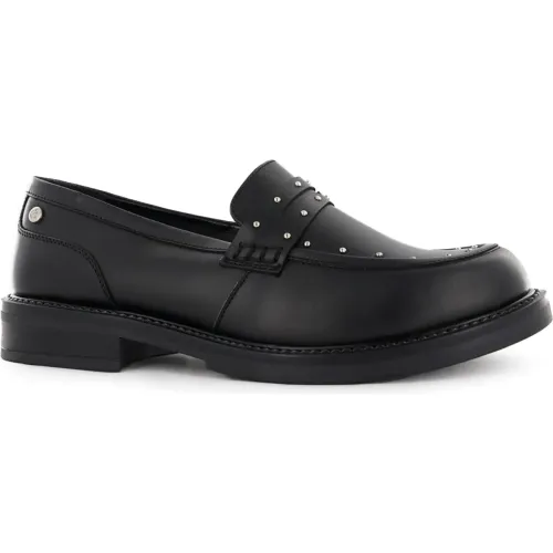 Mocasin Ecco Mujer Lipa03 color negro | Platanitos
