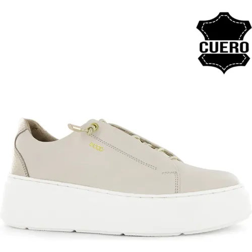 Zapatilla Ecco Urbano Mujer Erica04 color marfil | Platanitos