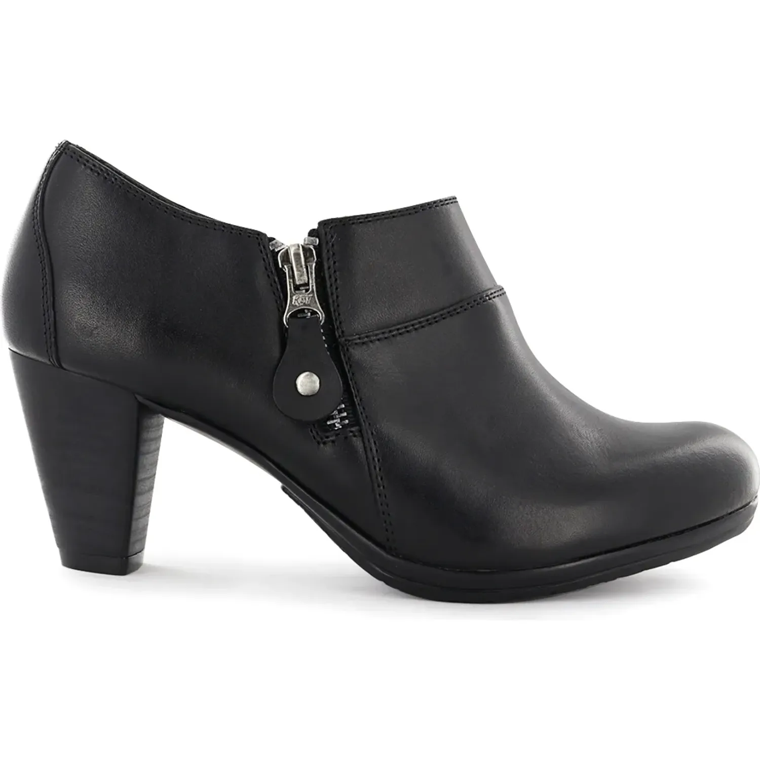 Botin Ecco Casual Mujer Dalila11 color negro | Platanitos