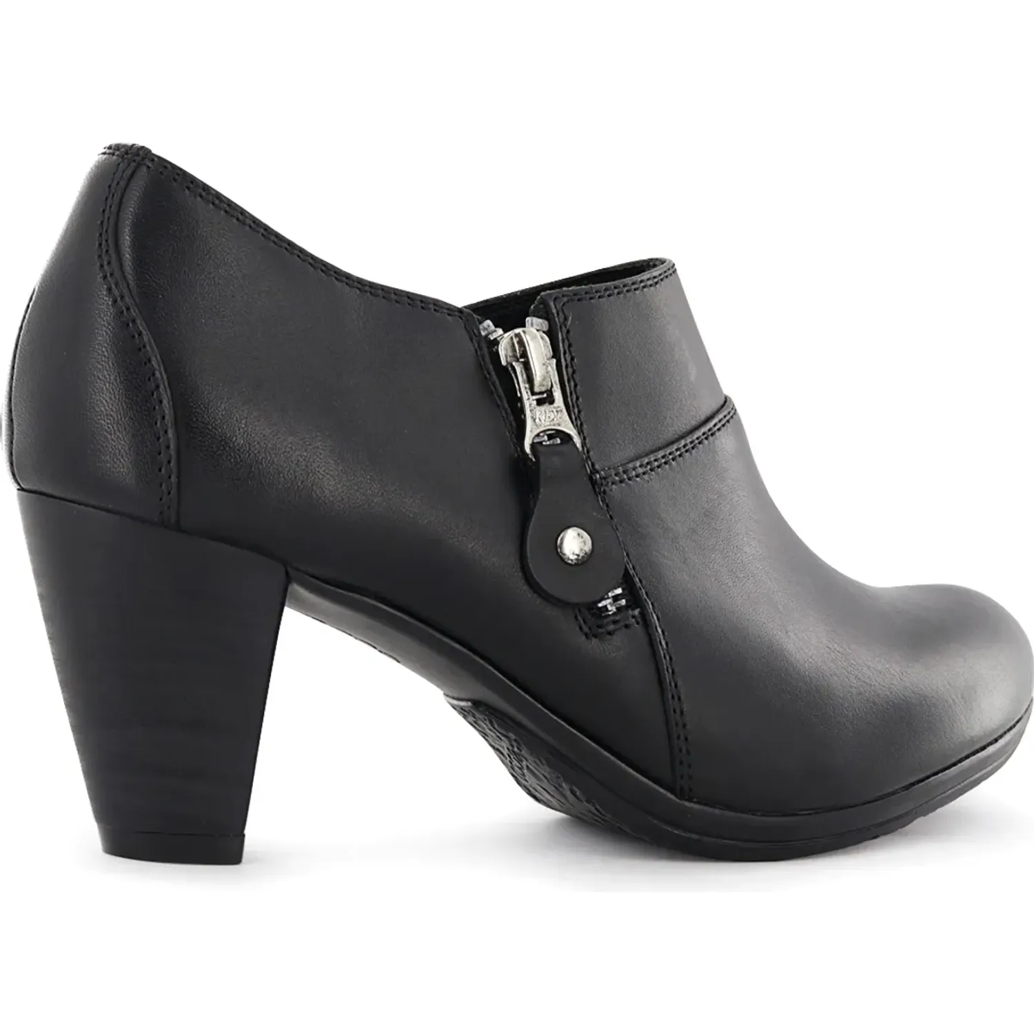 Botin Ecco Casual Mujer Dalila11 color negro | Platanitos