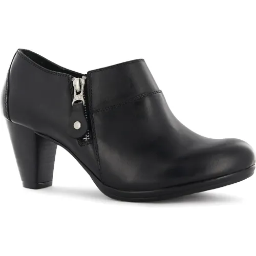 Botin Ecco Casual Mujer Dalila11 color negro | Platanitos