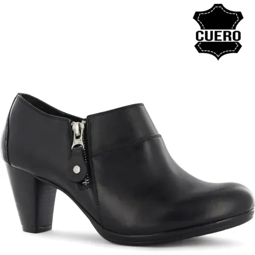 Botin Ecco Casual Mujer Dalila11 color negro | Platanitos