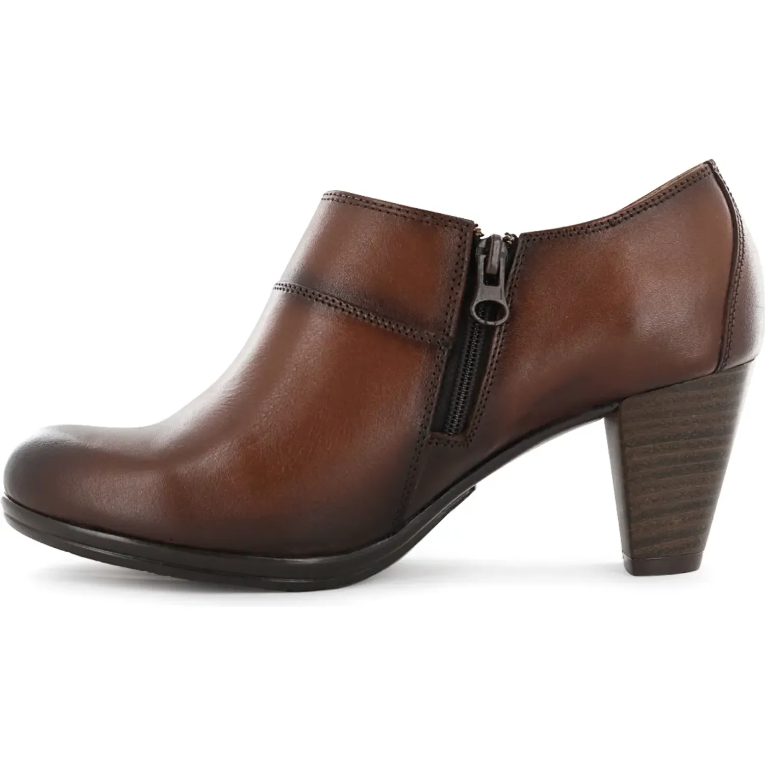 Botin Ecco Casual Mujer Dalila11 color habano | Platanitos