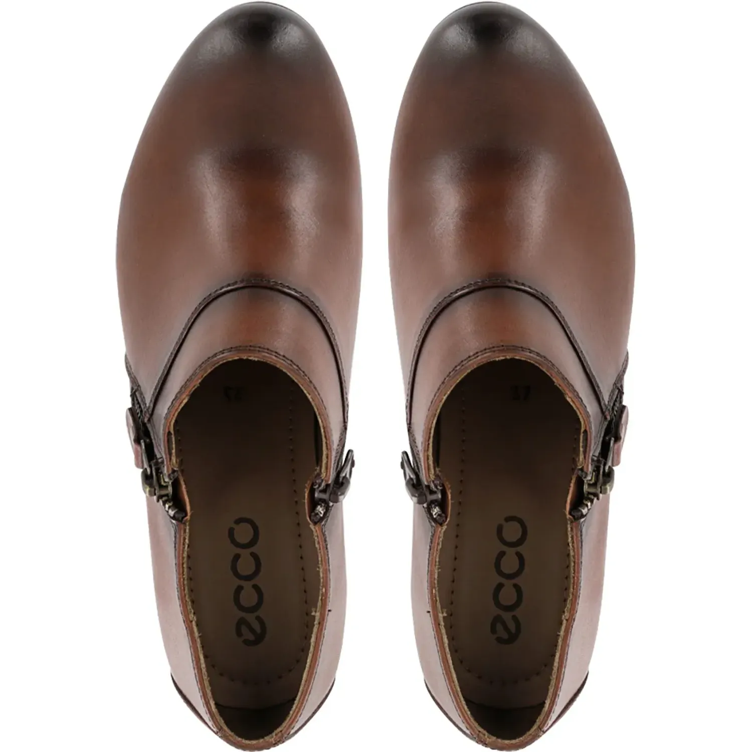 Botin Ecco Casual Mujer Dalila11 color habano | Platanitos