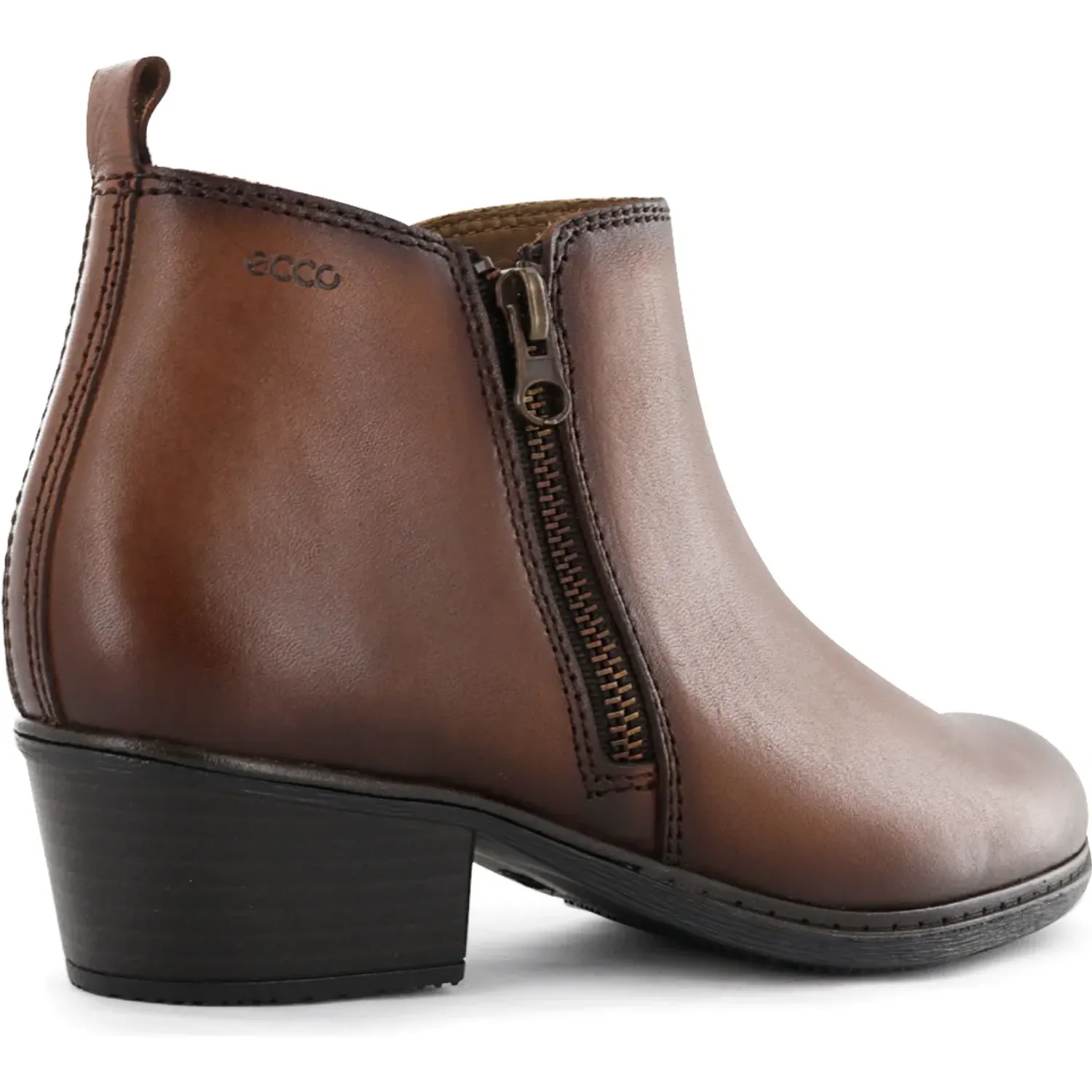 Botin Ecco Casual Mujer Dakota01 color toffee | Platanitos