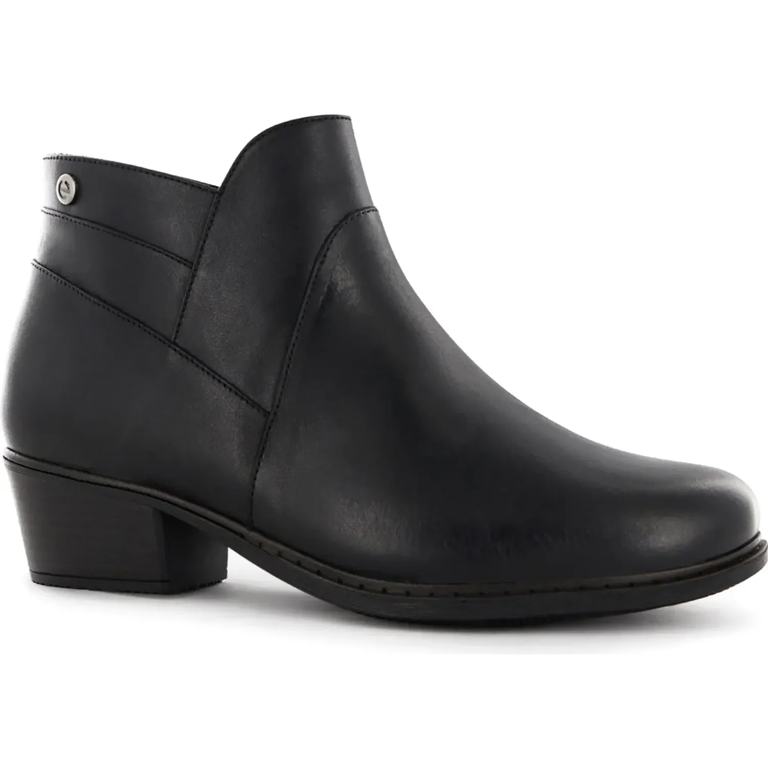 Botin Ecco Casual Mujer Dakota02 color negro | Platanitos