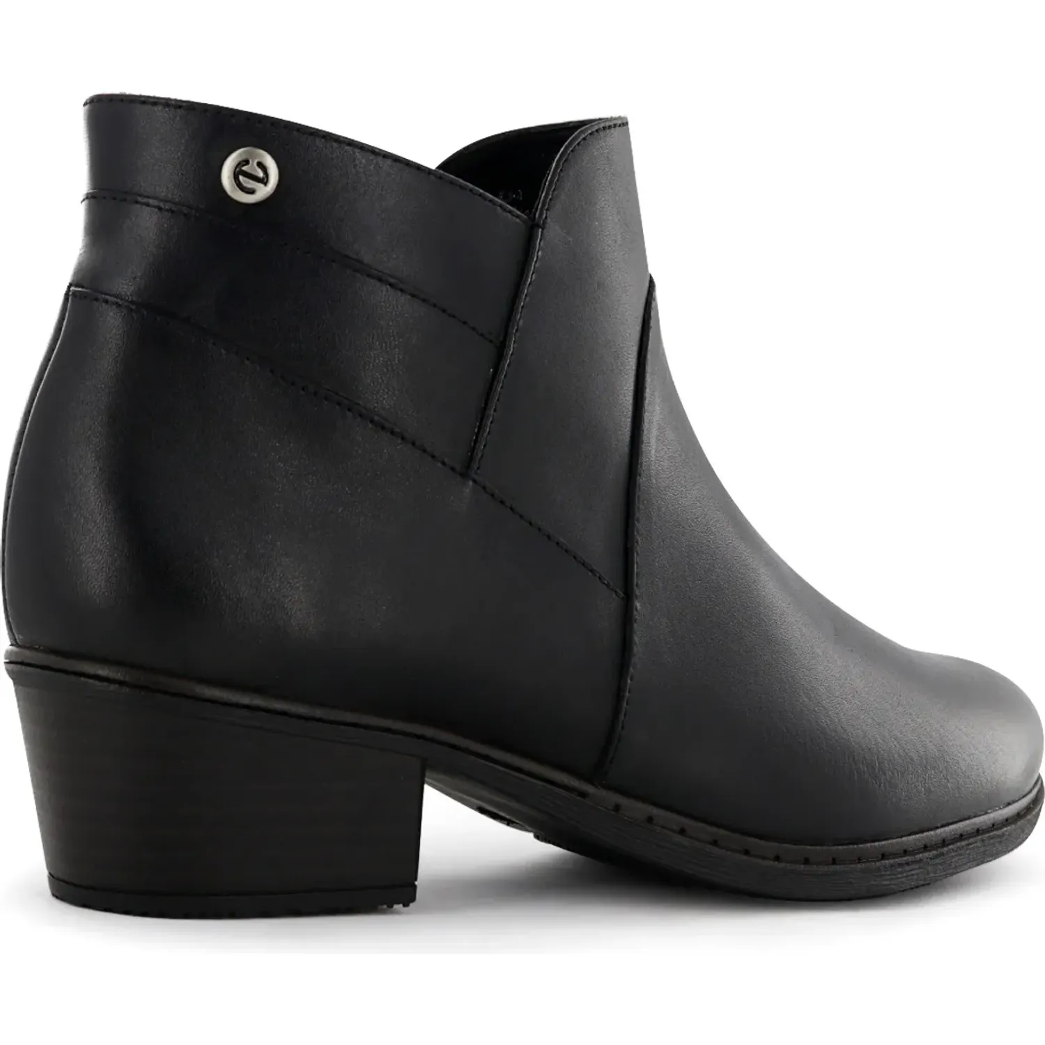 Botin Ecco Casual Mujer Dakota02 color negro | Platanitos