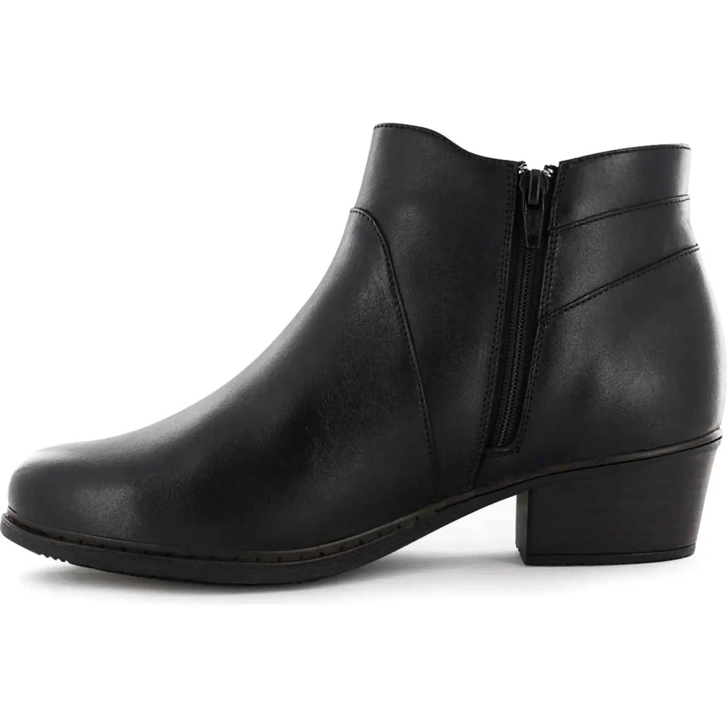 Botin Ecco Casual Mujer Dakota02 color negro | Platanitos