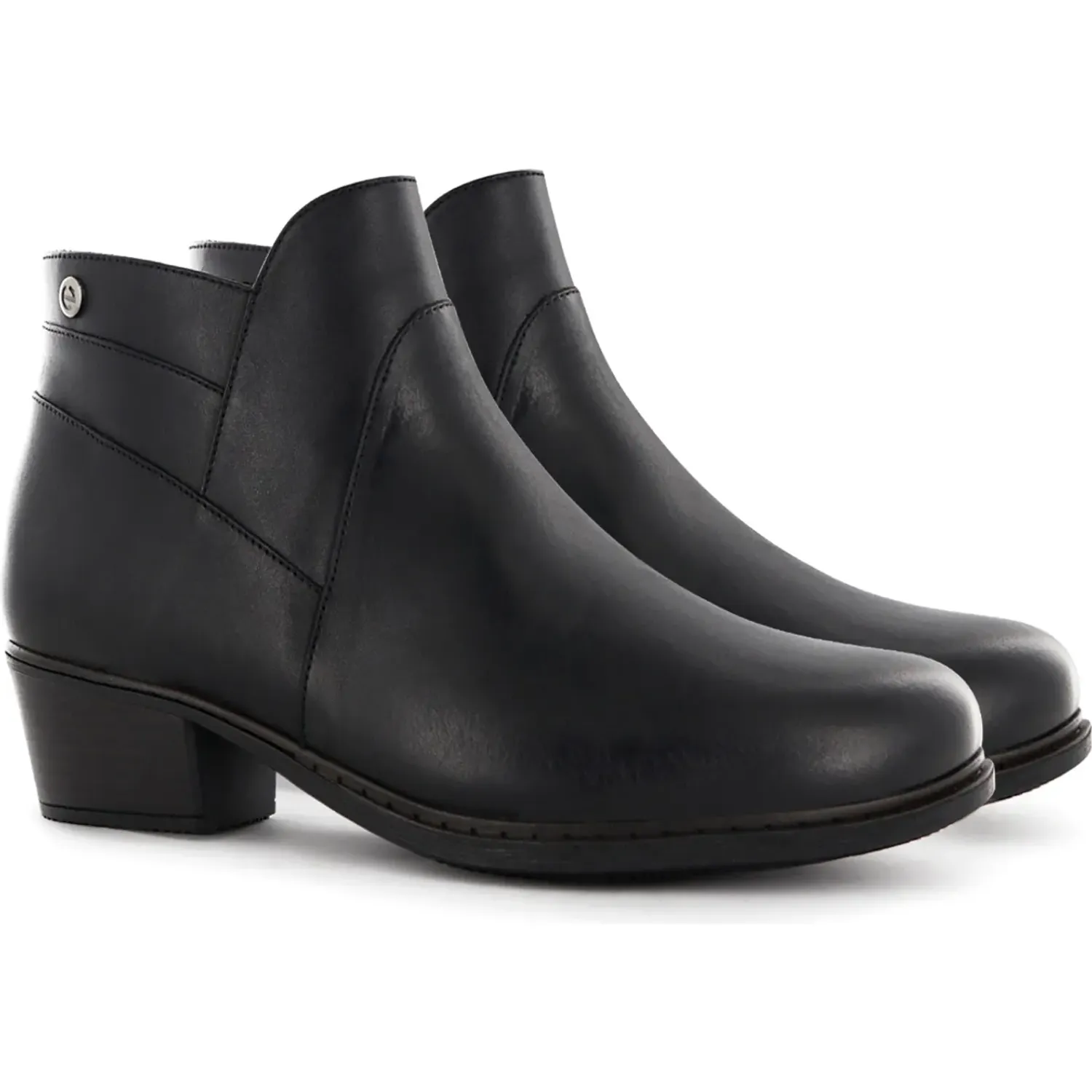 Botin Ecco Casual Mujer Dakota02 color negro | Platanitos
