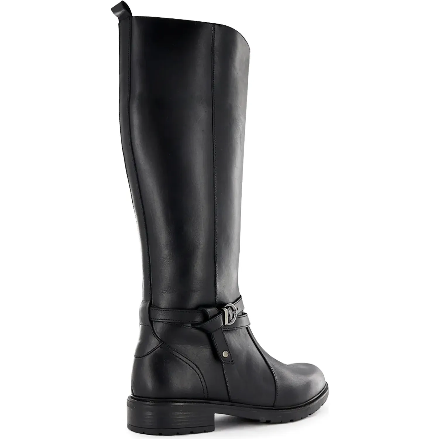 Bota Ecco Larga Casual Mujer Zumi04 color negro | Platanitos