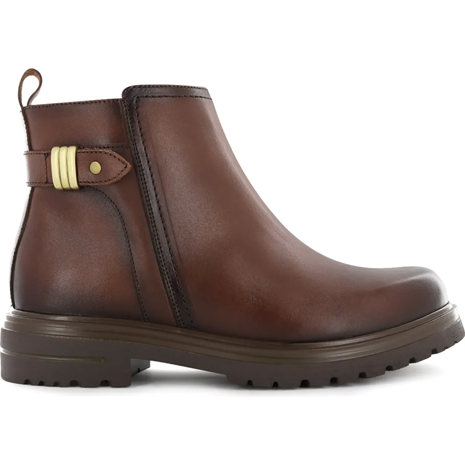 Botin Ecco Casual Mujer Giulia02 color cobre | Platanitos