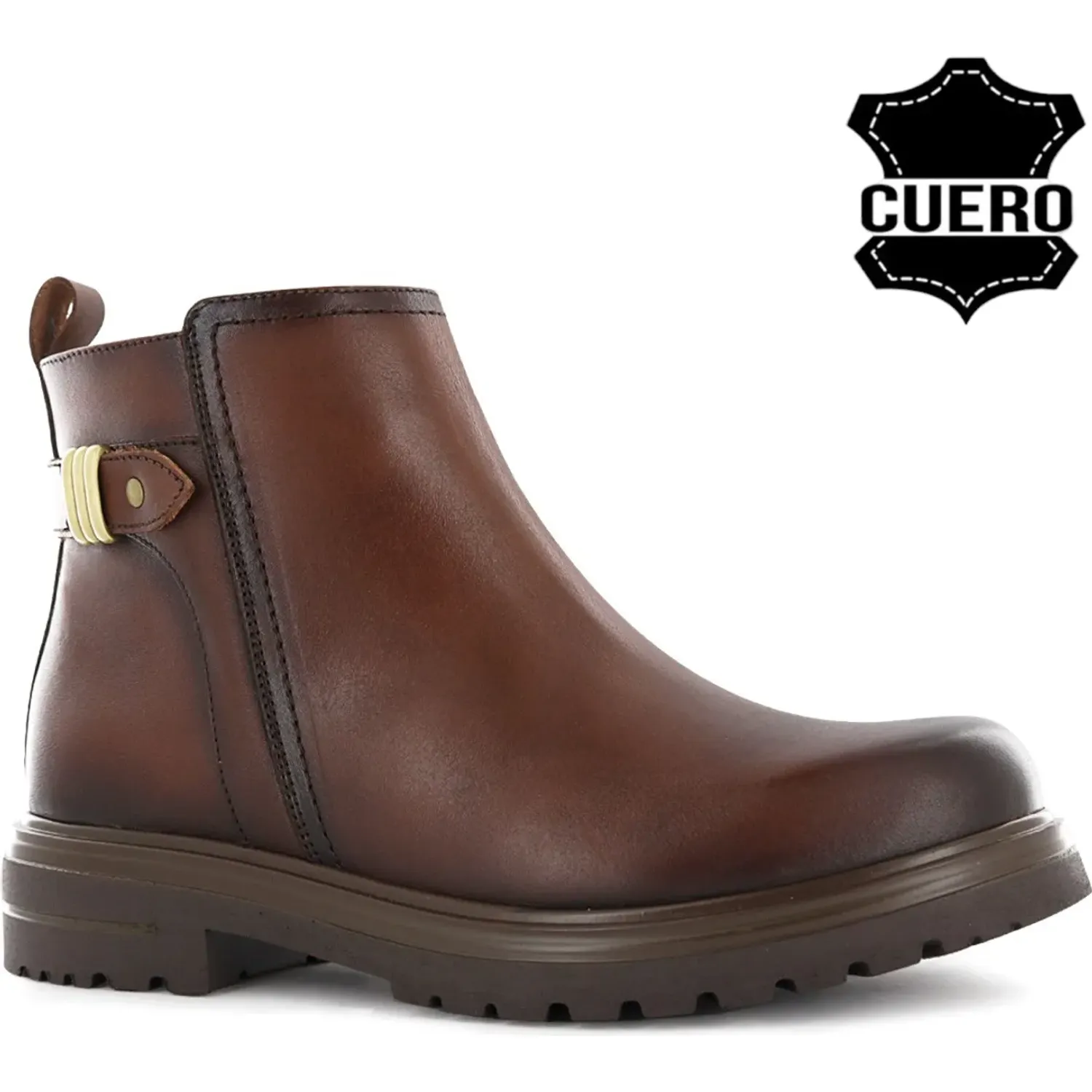 Botin Ecco Casual Mujer Giulia02 color cobre | Platanitos