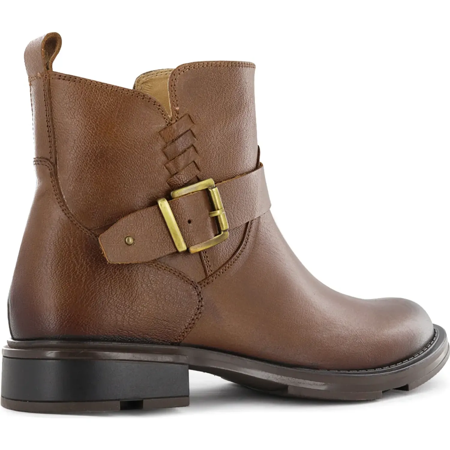 Botin Ecco Casual Mujer Zizi02 color tostado | Platanitos