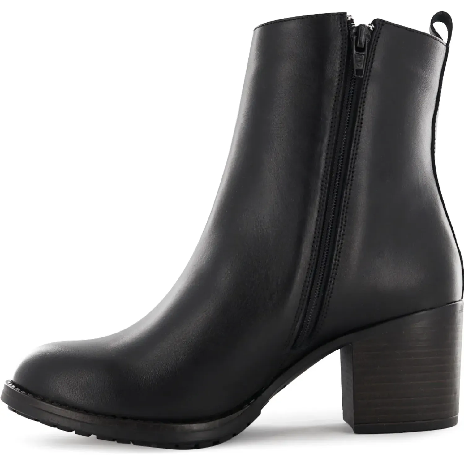 Bota Ecco Mediana Casual Mujer Jacinta03 color negro | Platanitos