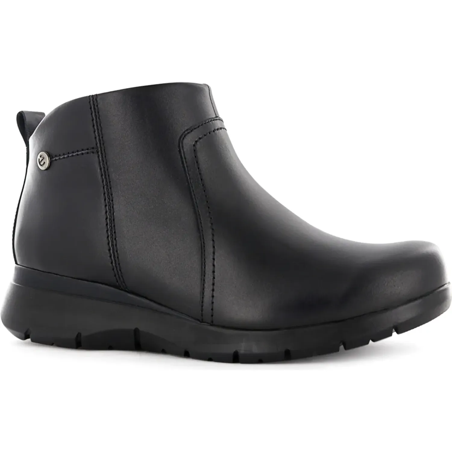 Botin Ecco Confort Mujer Astor17 color negro | Platanitos