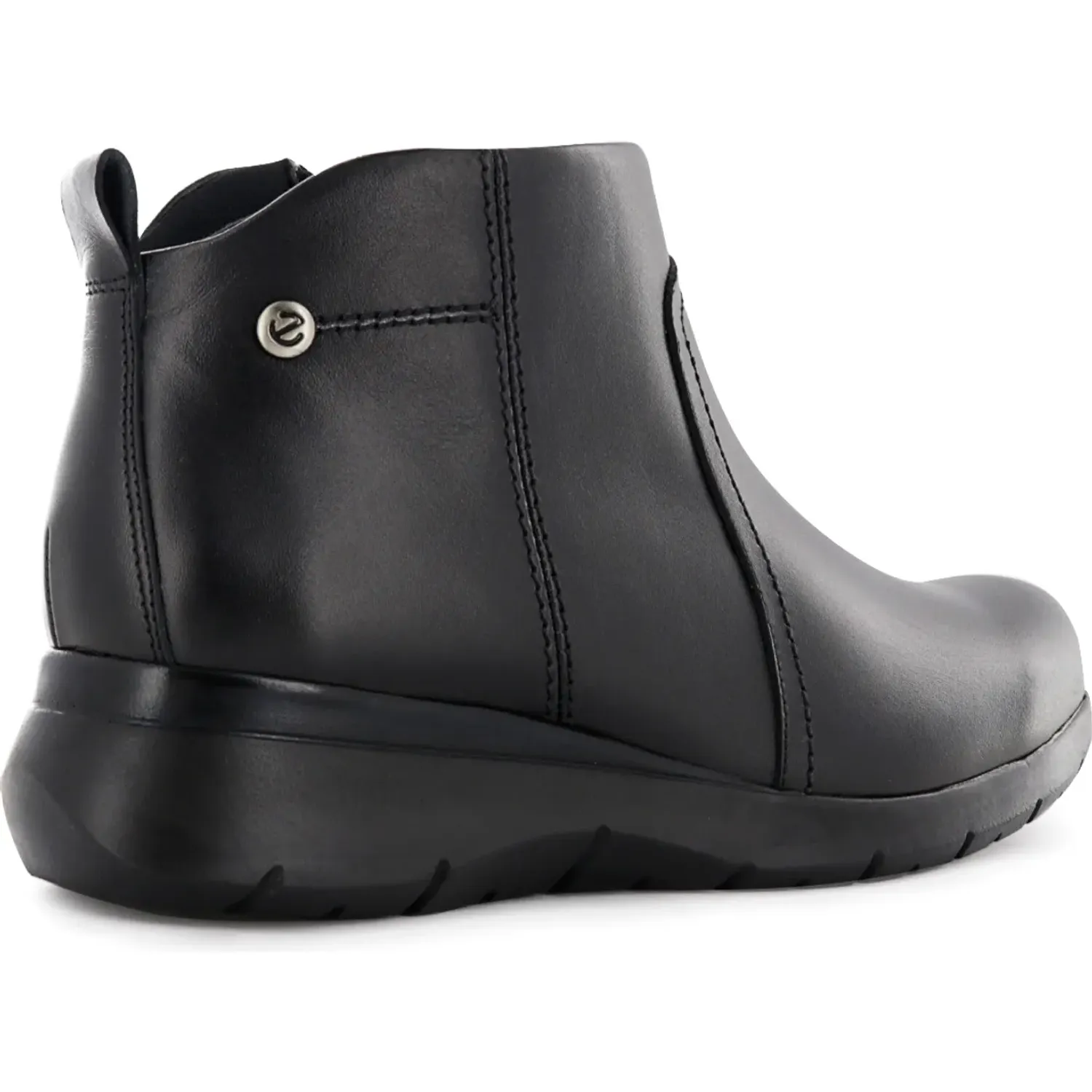 Botin Ecco Confort Mujer Astor17 color negro | Platanitos
