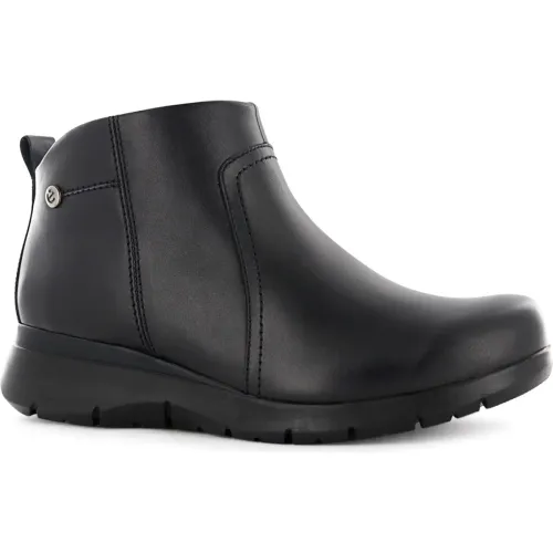 Botin Ecco Confort Mujer Astor17 color negro | Platanitos