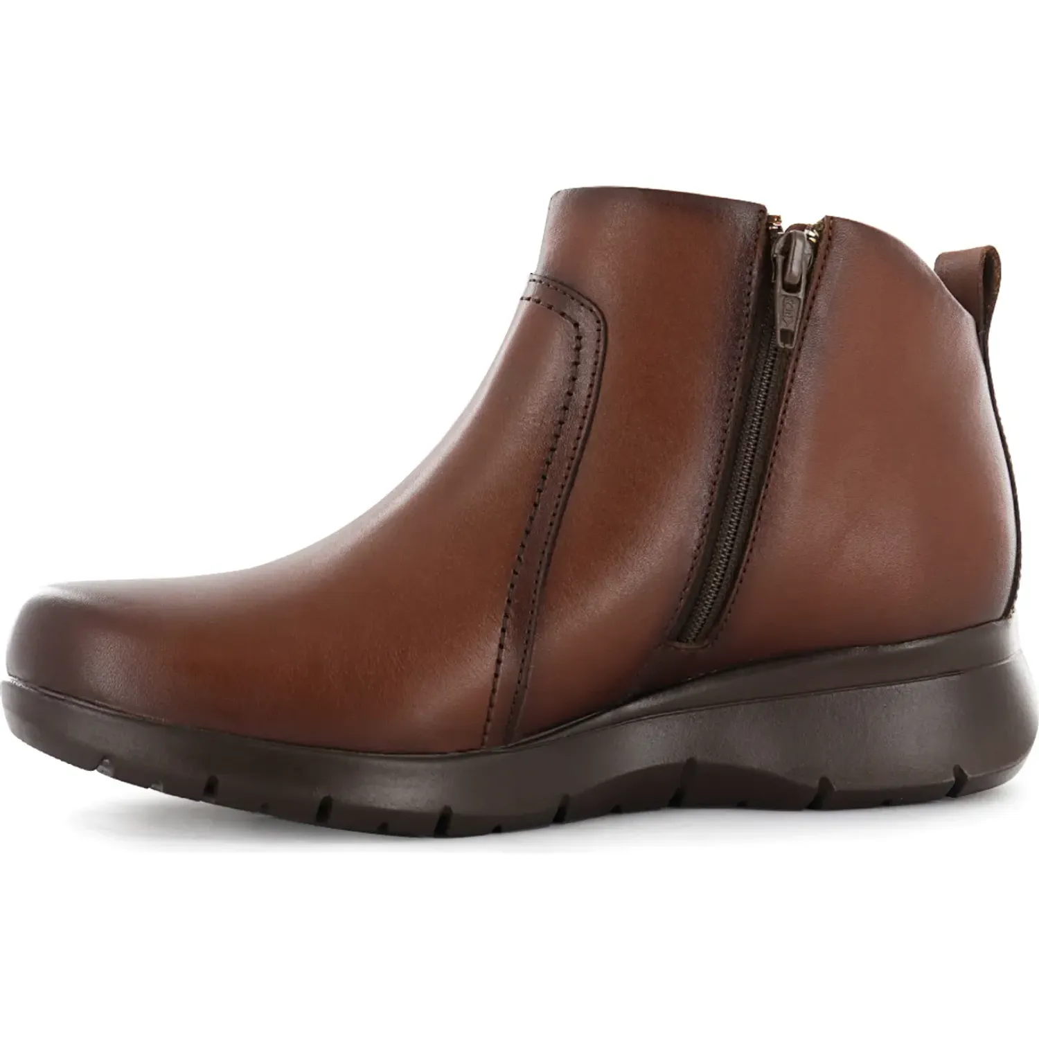 Botin Ecco Confort Mujer Astor17 color habano | Platanitos