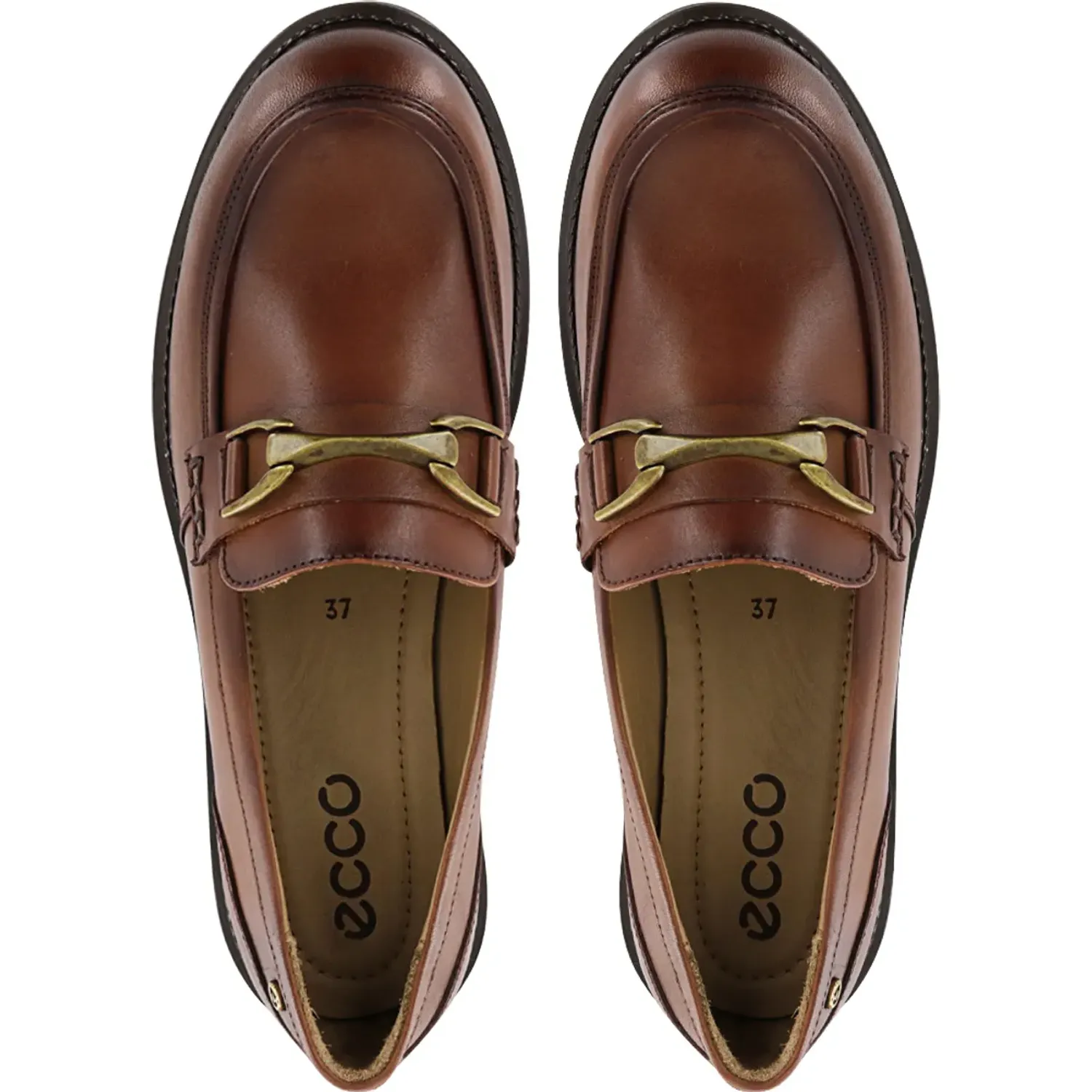 Ecco Mocasin Ecco Mujer Lipa04 color toffee | Platanitos