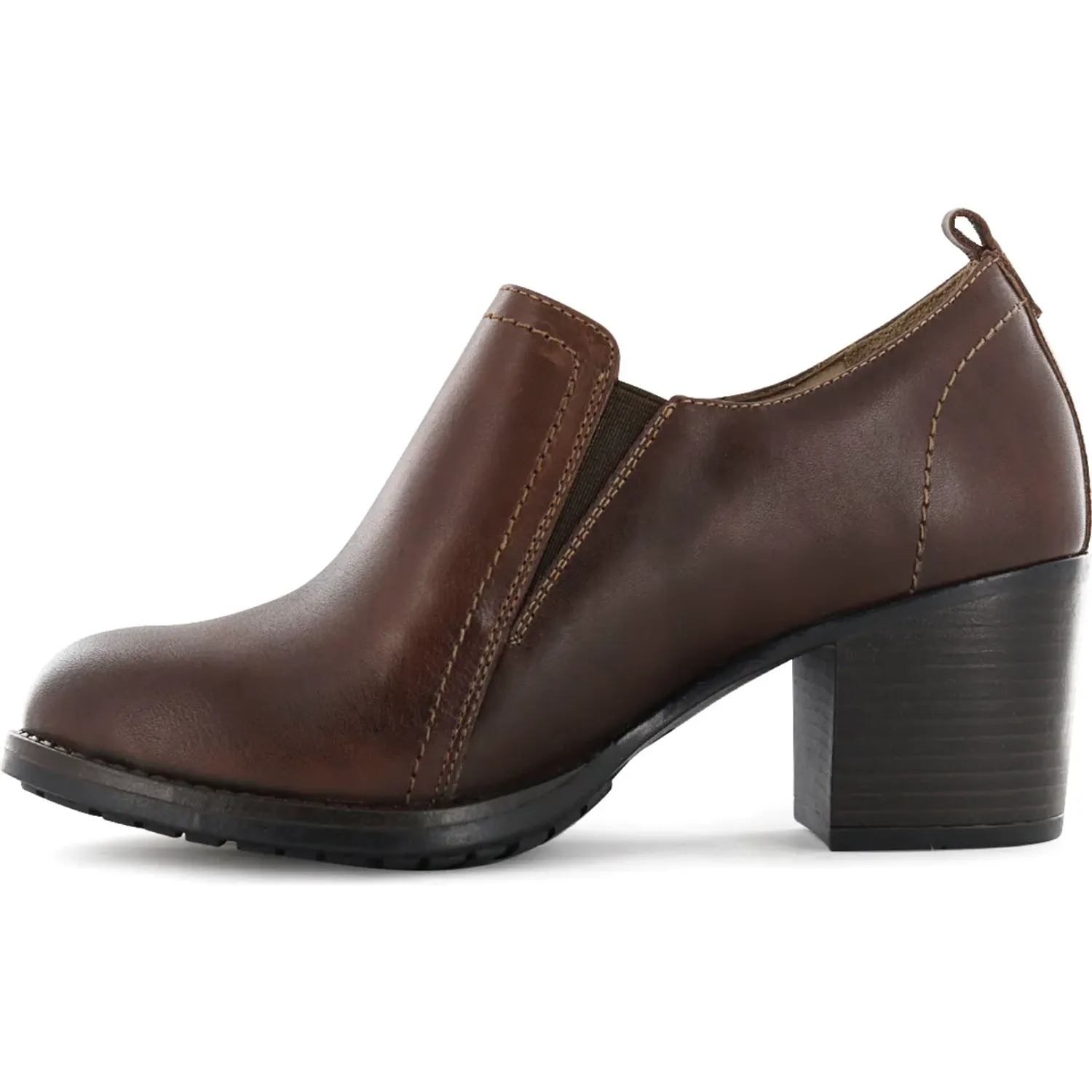 Botin Ecco Casual Mujer Jacinta01 color chocolate | Platanitos