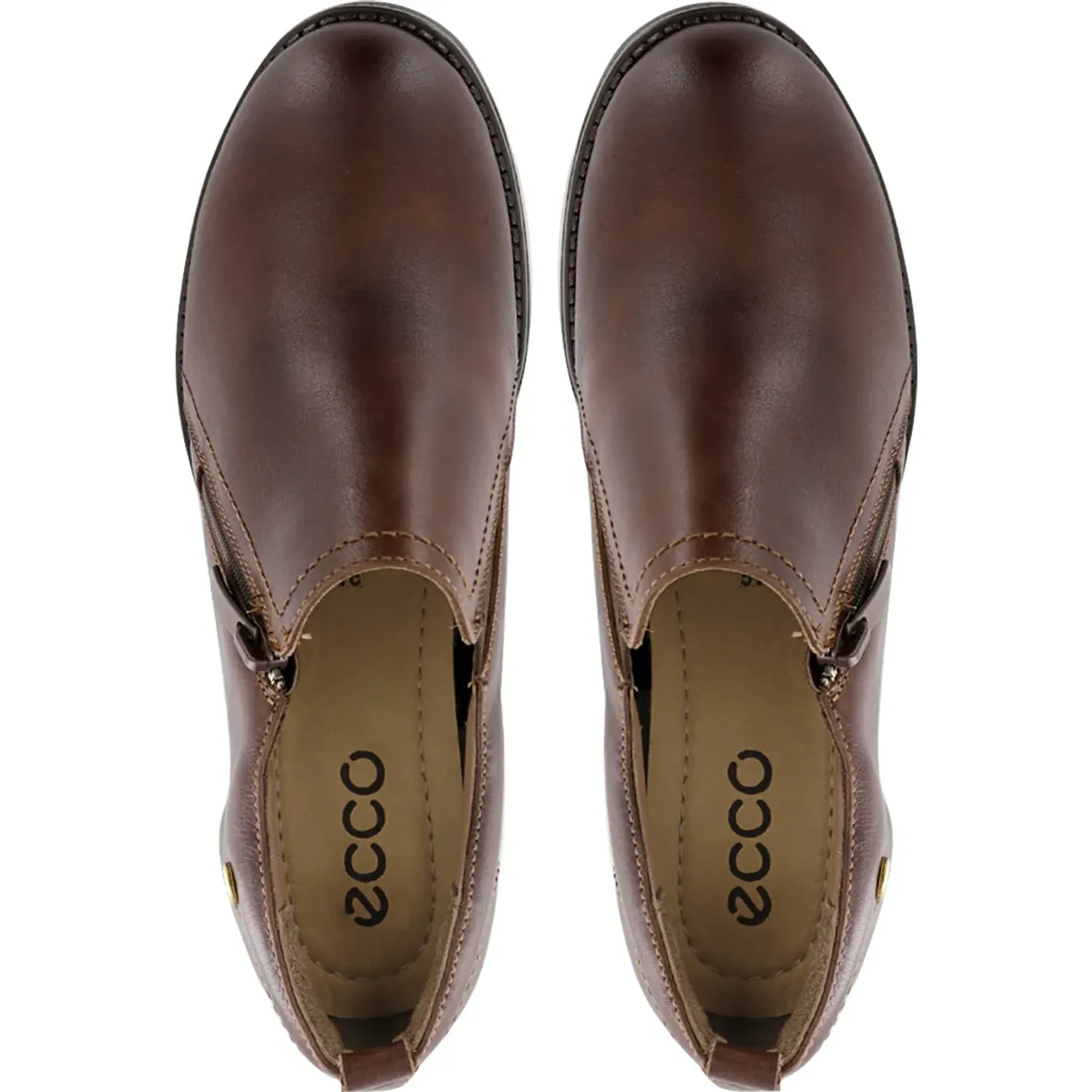 Botin Ecco Casual Mujer Jacinta01 color chocolate | Platanitos