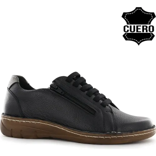 Zapatilla Ecco Confort Mujer Bonnie11 color negro | Platanitos