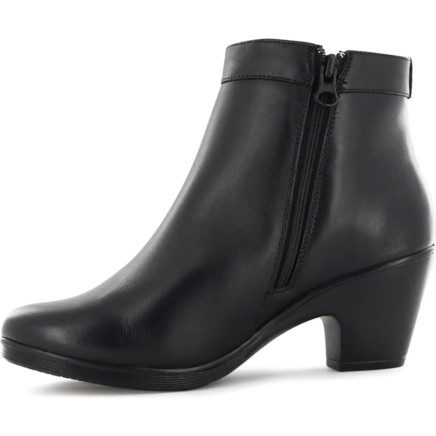 Botin Ecco Confort Mujer Natalie80 color negro | Platanitos