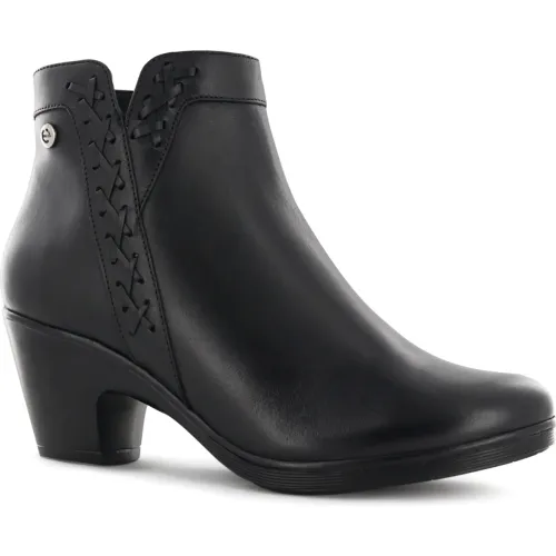 Botin Ecco Confort Mujer Natalie80 color negro | Platanitos