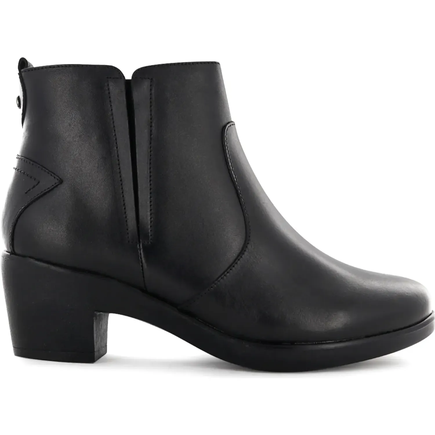 Ecco Botin Ecco Confort Mujer Asturias08 color negro | Platanitos