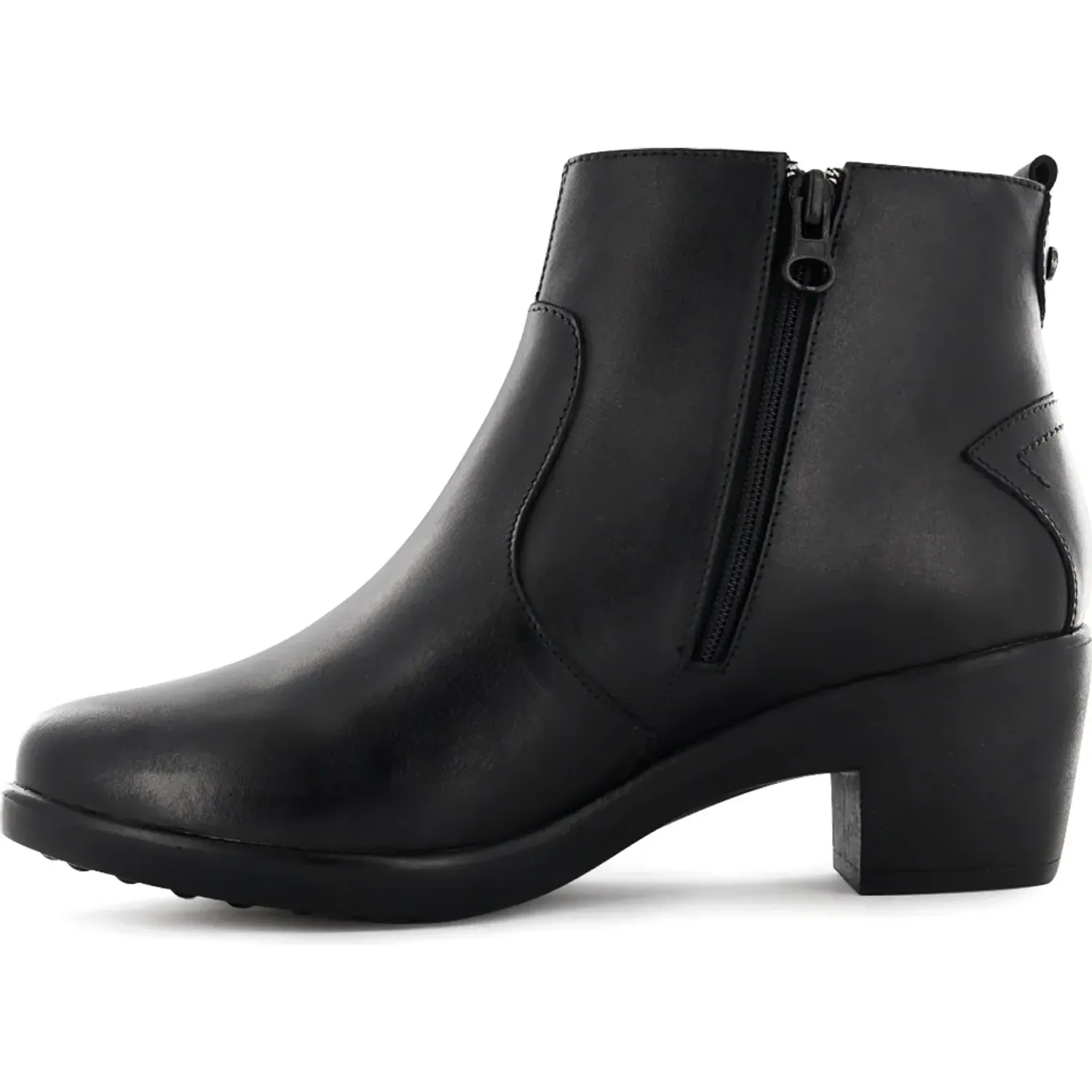 Ecco Botin Ecco Confort Mujer Asturias08 color negro | Platanitos