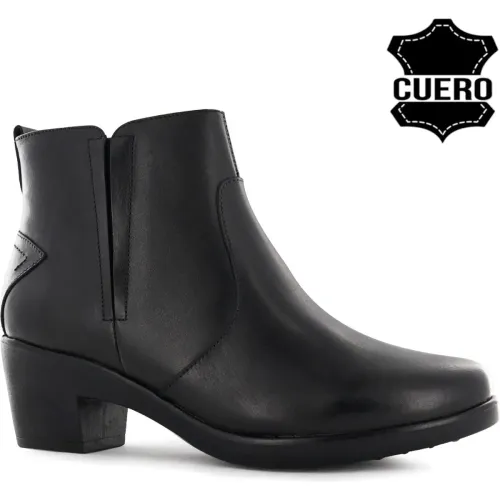 Botin Ecco Confort Mujer Asturias08 color negro | Platanitos