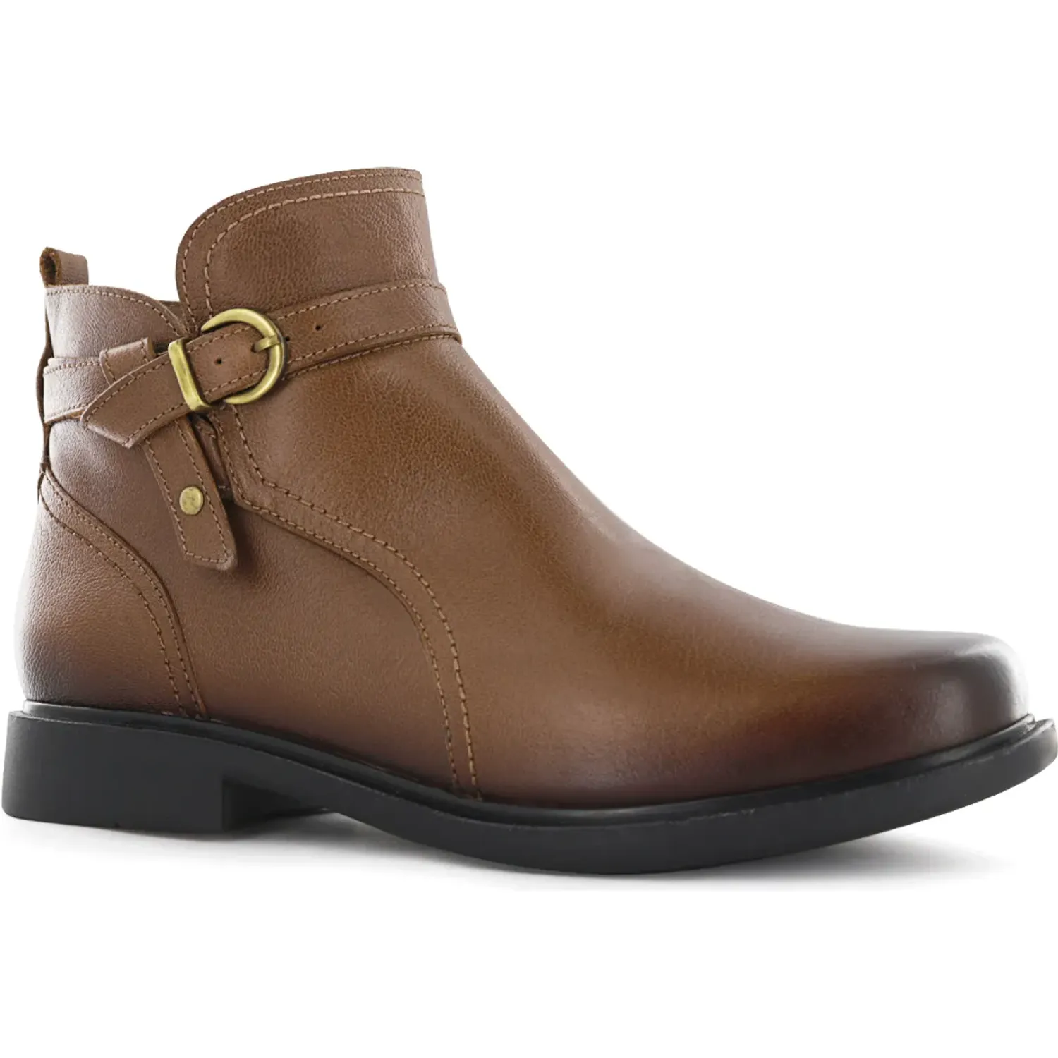 Botin Ecco Casual Mujer Xara02 color tostado | Platanitos