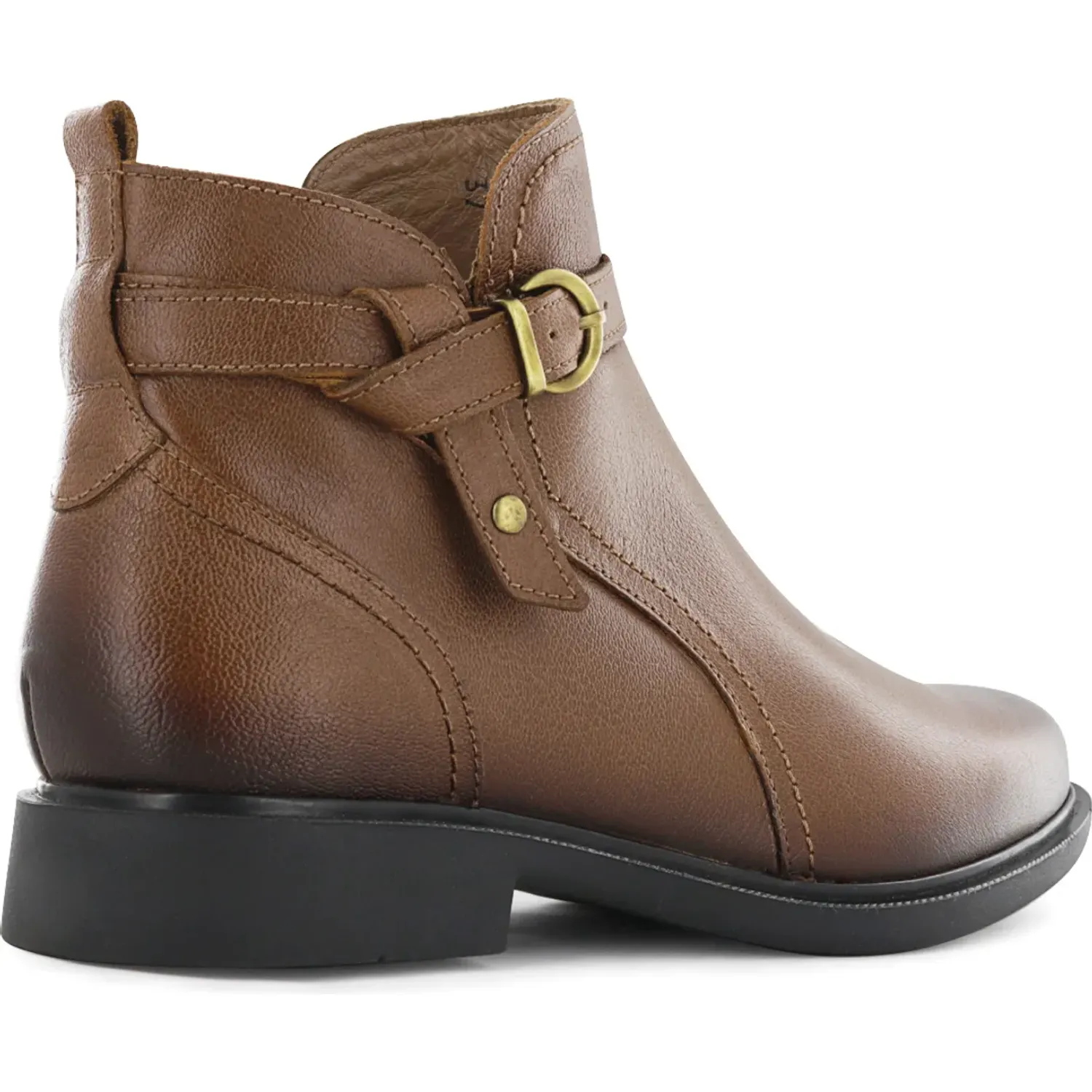 Botin Ecco Casual Mujer Xara02 color tostado | Platanitos