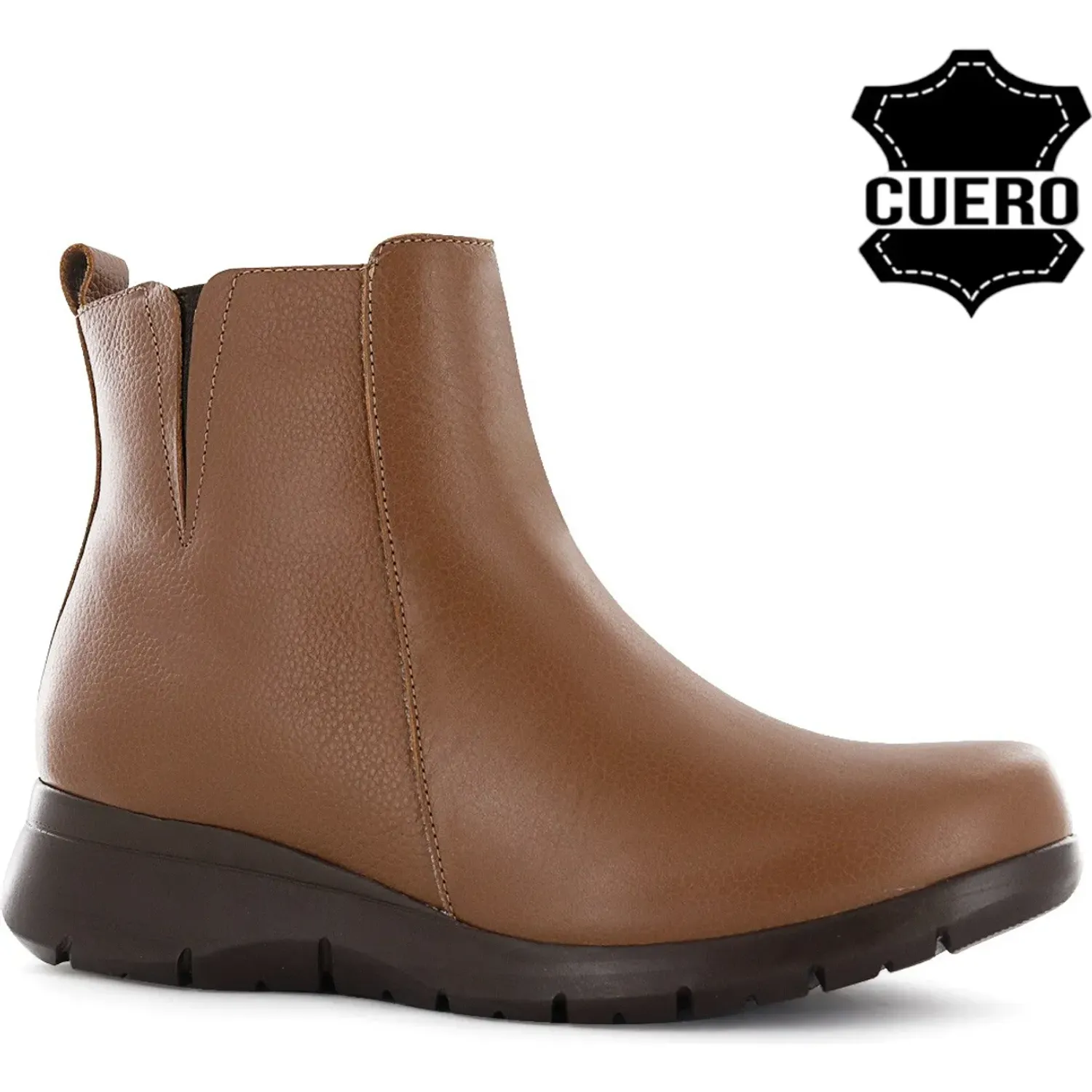 Botin Ecco Confort Mujer Astor18 color tostado | Platanitos