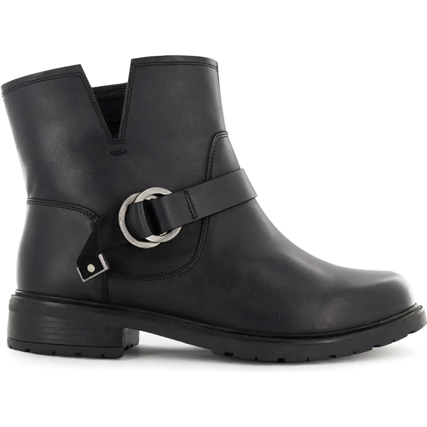 Botin Ecco Casual Mujer Zumi03 color negro | Platanitos