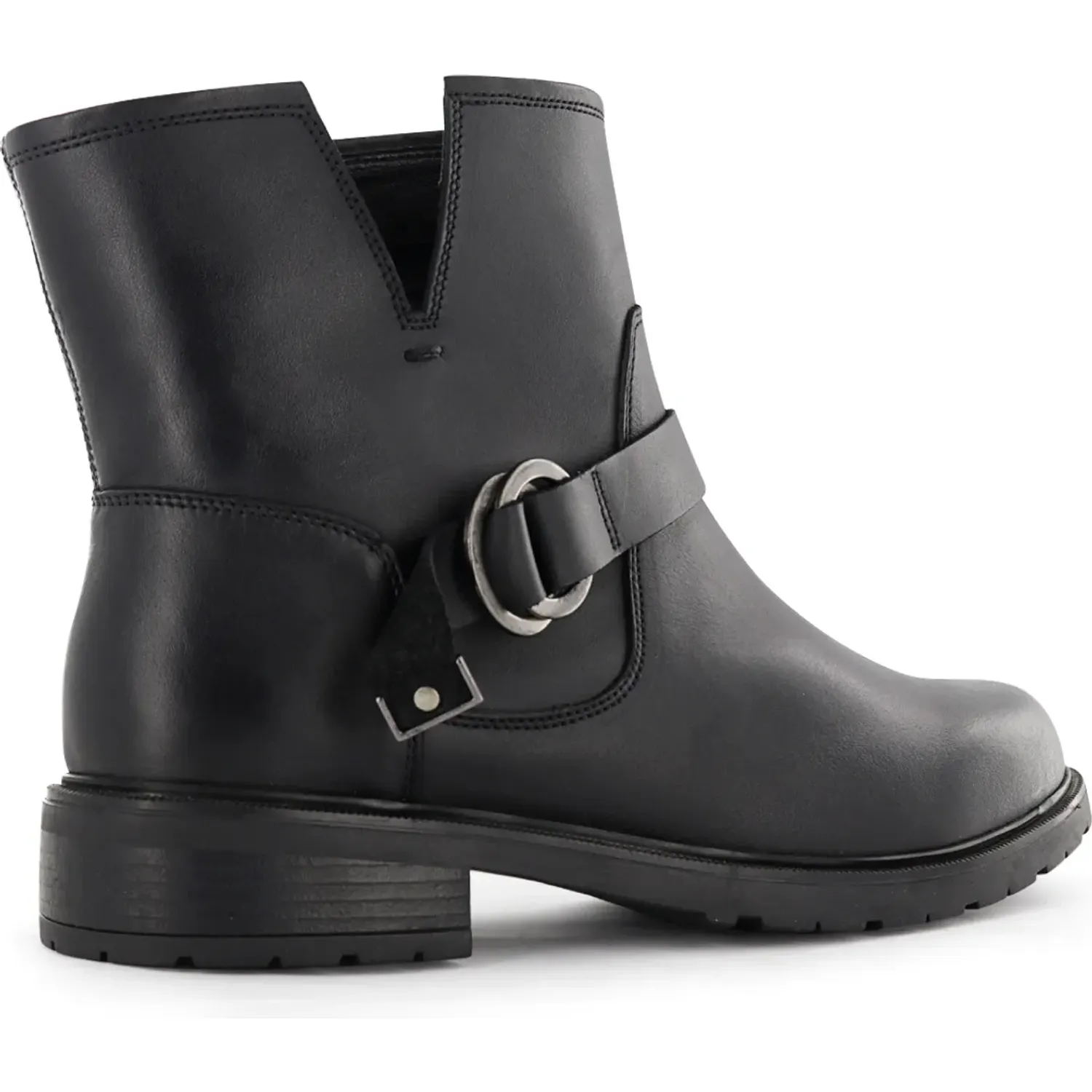 Botin Ecco Casual Mujer Zumi03 color negro | Platanitos