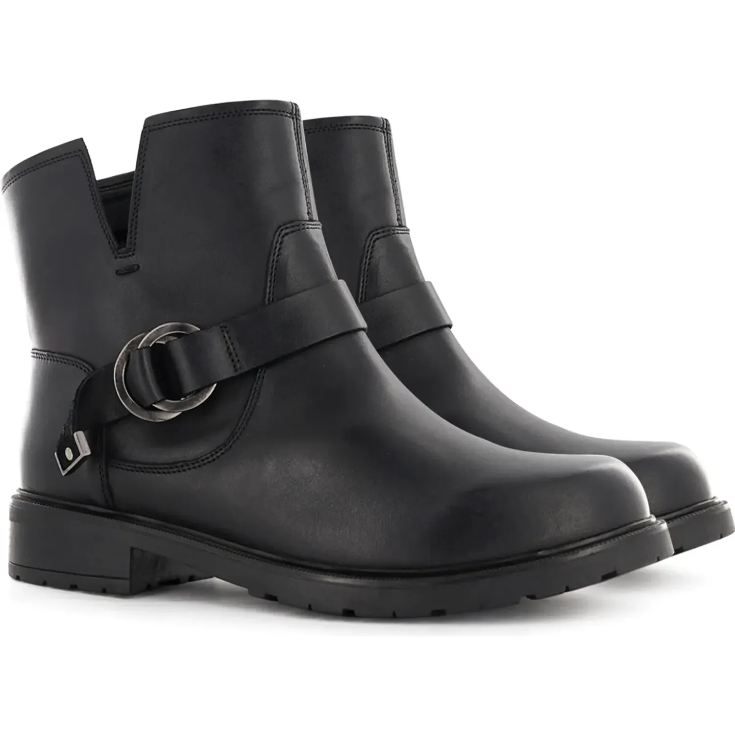 Botin Ecco Casual Mujer Zumi03 color negro | Platanitos