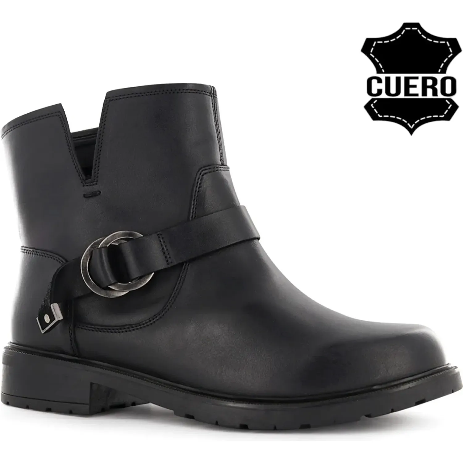 Botin Ecco Casual Mujer Zumi03 color negro | Platanitos