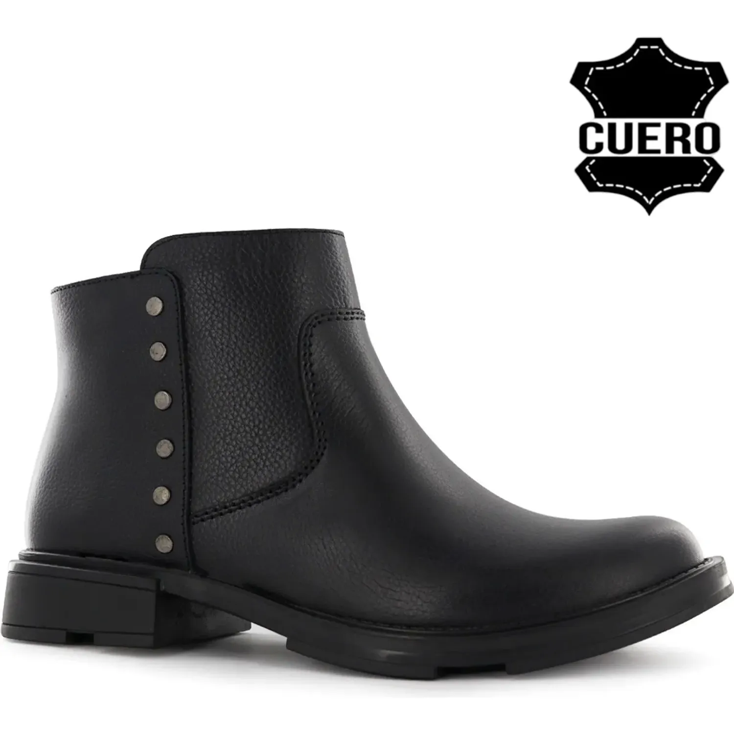 Botin Ecco Casual Mujer Zizi01 color negro | Platanitos