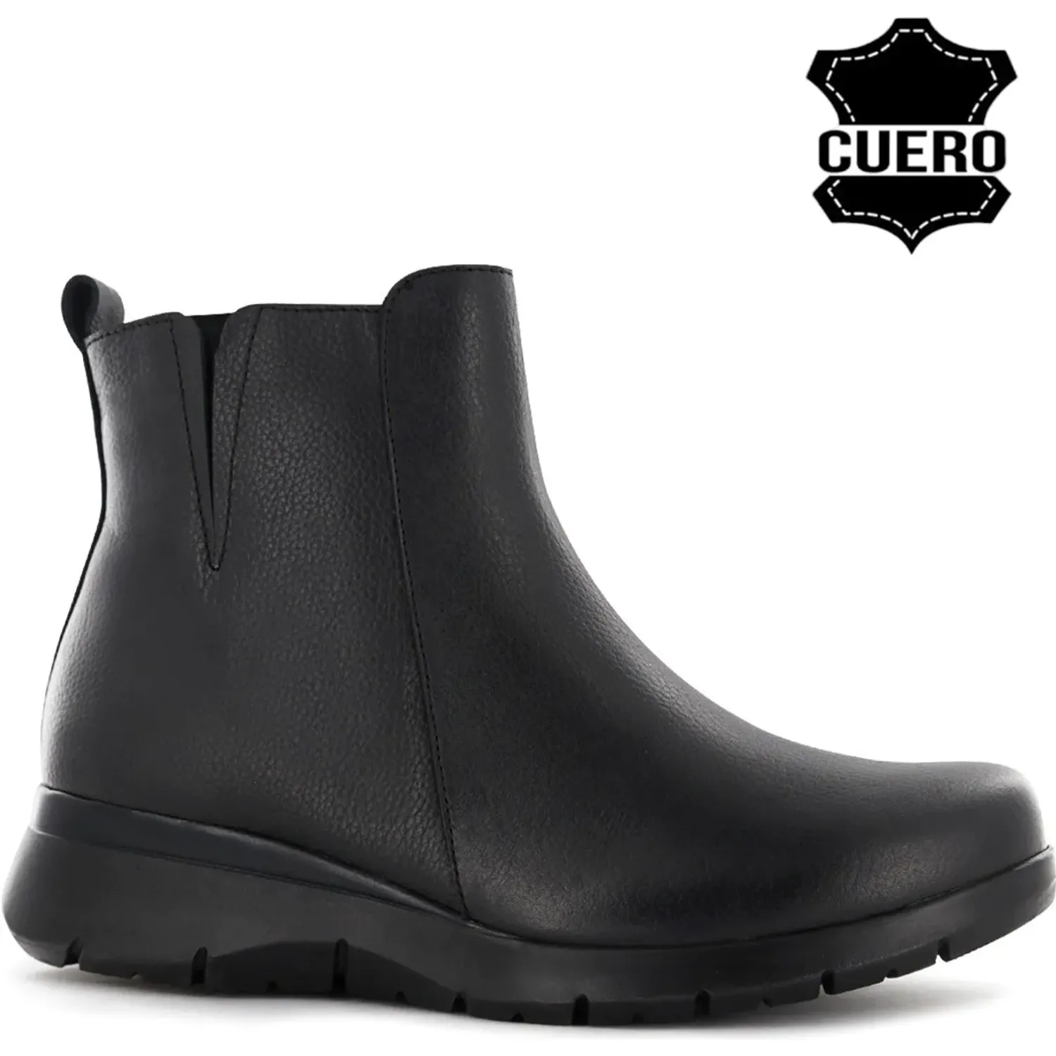 Botin Ecco Confort Mujer Astor18 color negro | Platanitos