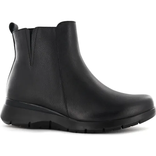 Botin Ecco Confort Mujer Astor18 color negro | Platanitos