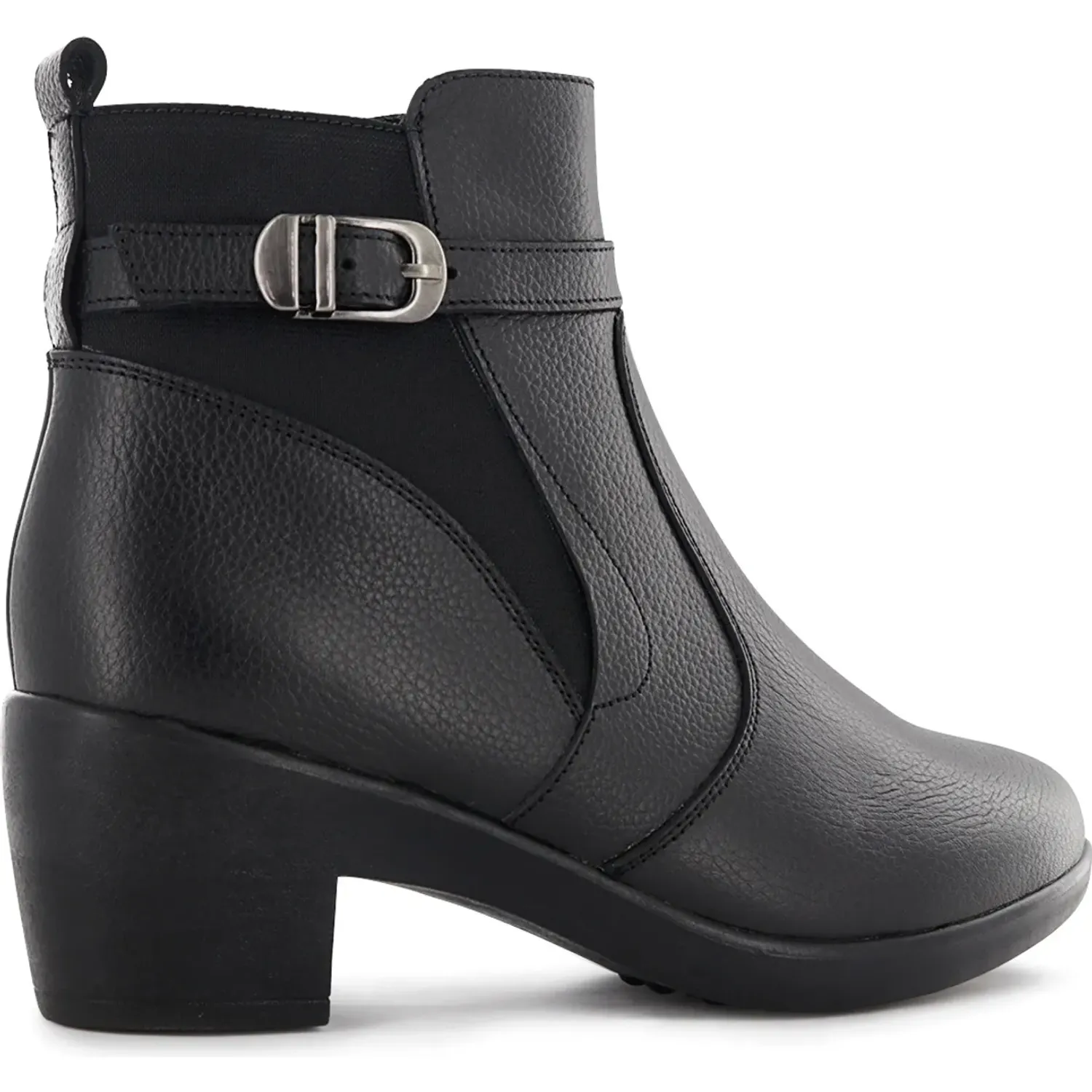 Botin Ecco Confort Mujer Asturias09 color negro | Platanitos