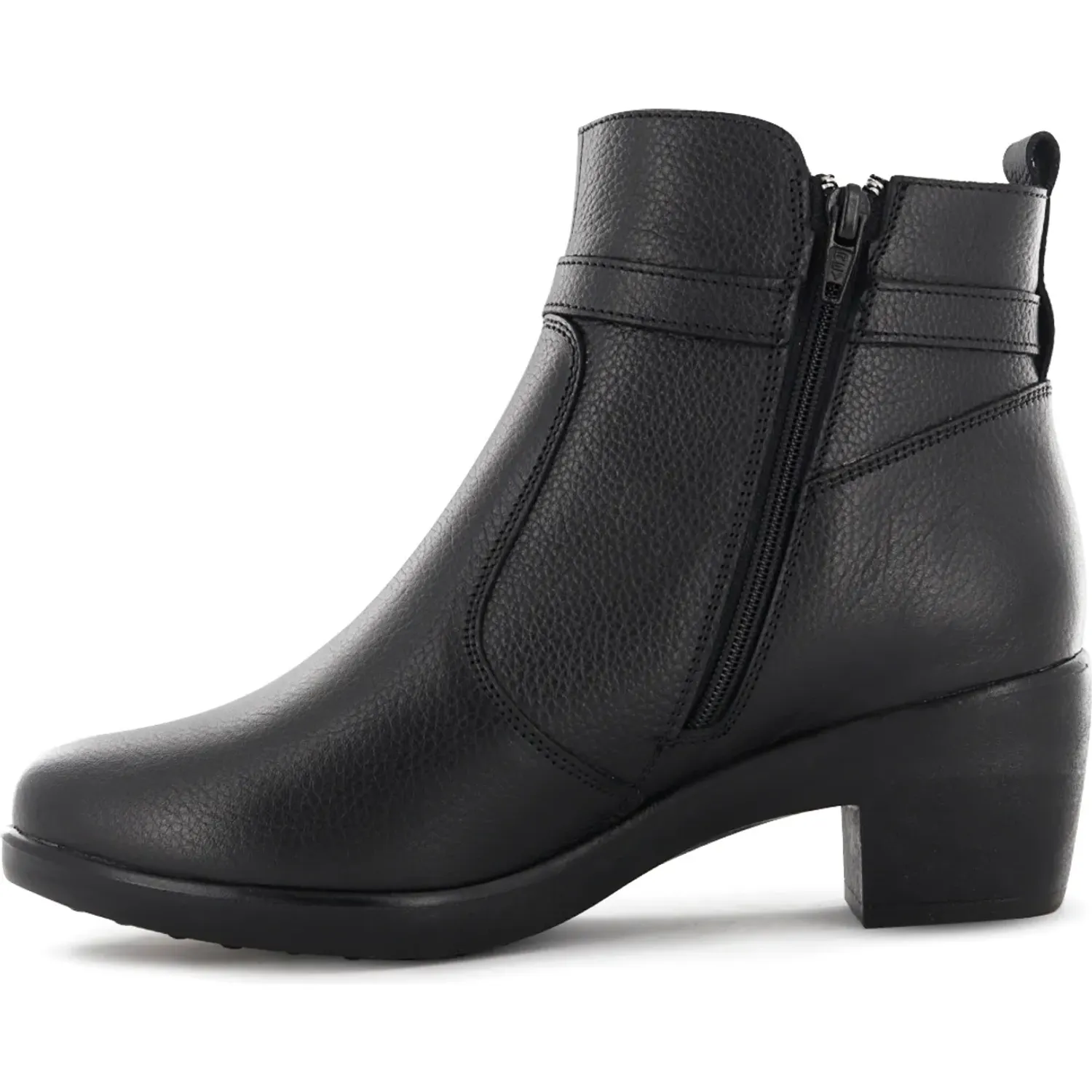 Botin Ecco Confort Mujer Asturias09 color negro | Platanitos