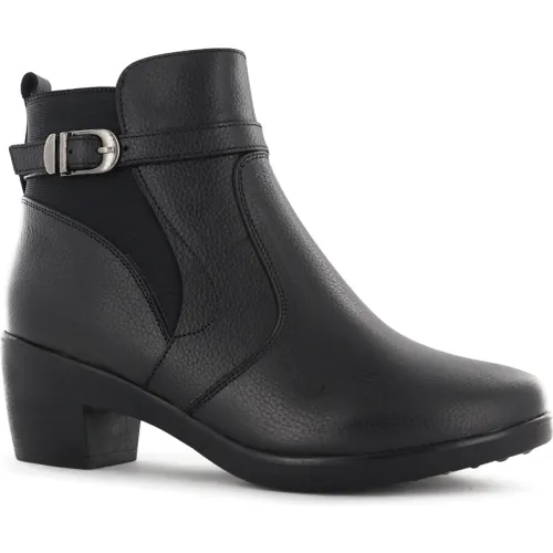 Botin Ecco Confort Mujer Asturias09 color negro | Platanitos