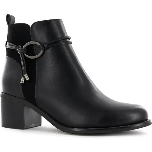 Botin Impuls  Mujer Tabitha12 color negro | Platanitos