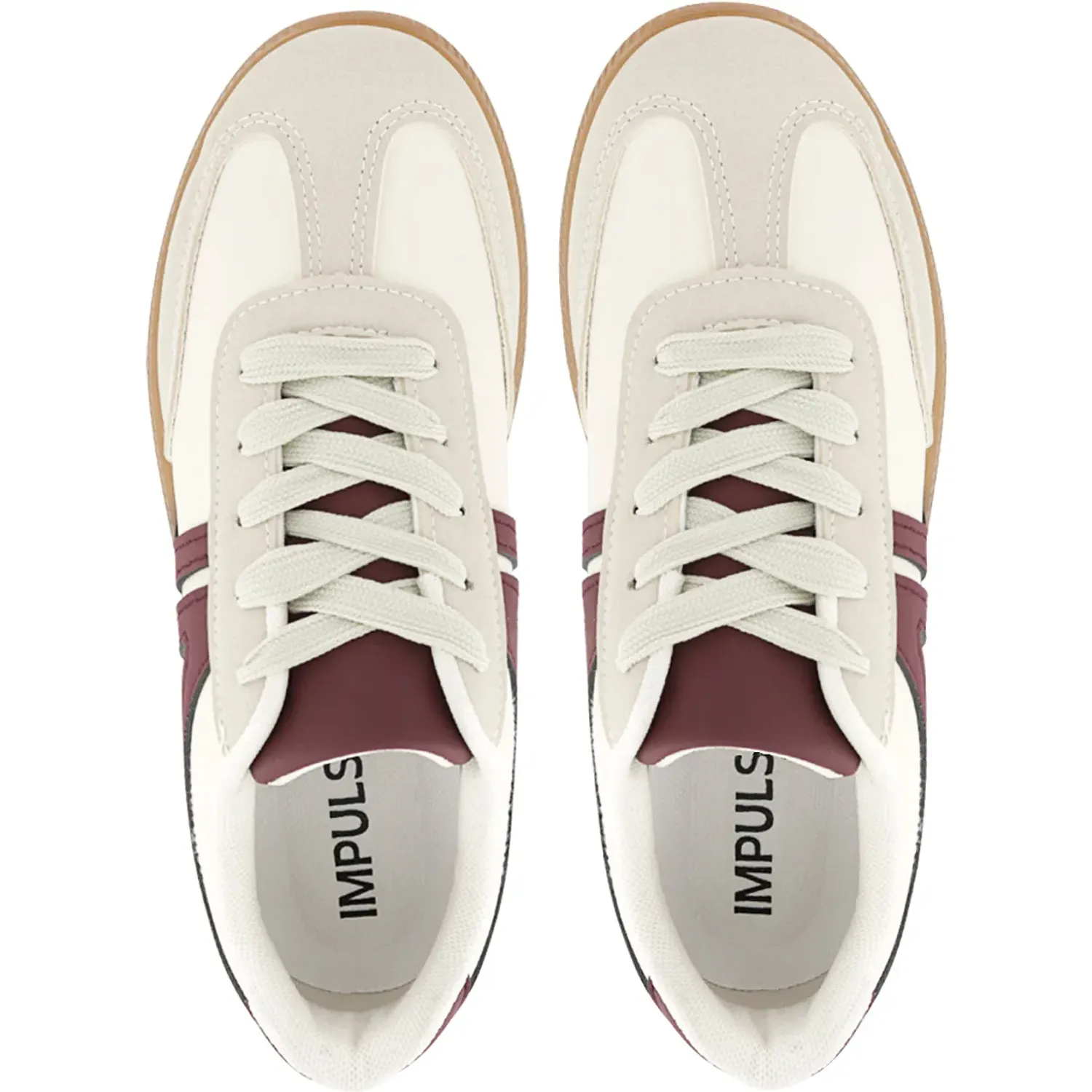 Zapatilla Impuls Urbano Mujer Sarai11 color vino | Platanitos