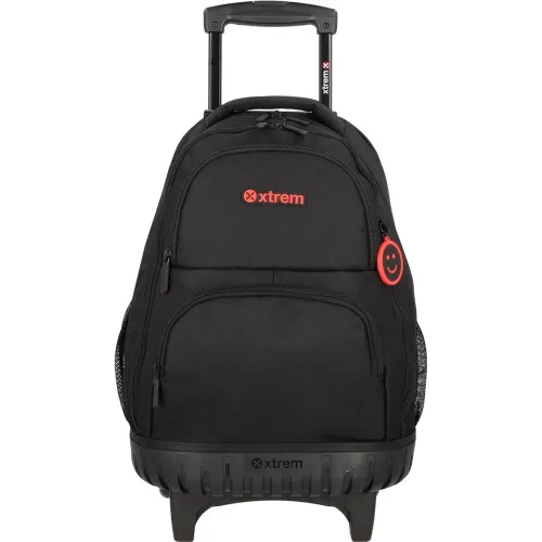 Mochila Xtrem Con Ruedas Niño Cross 6xt color azul | Platanitos