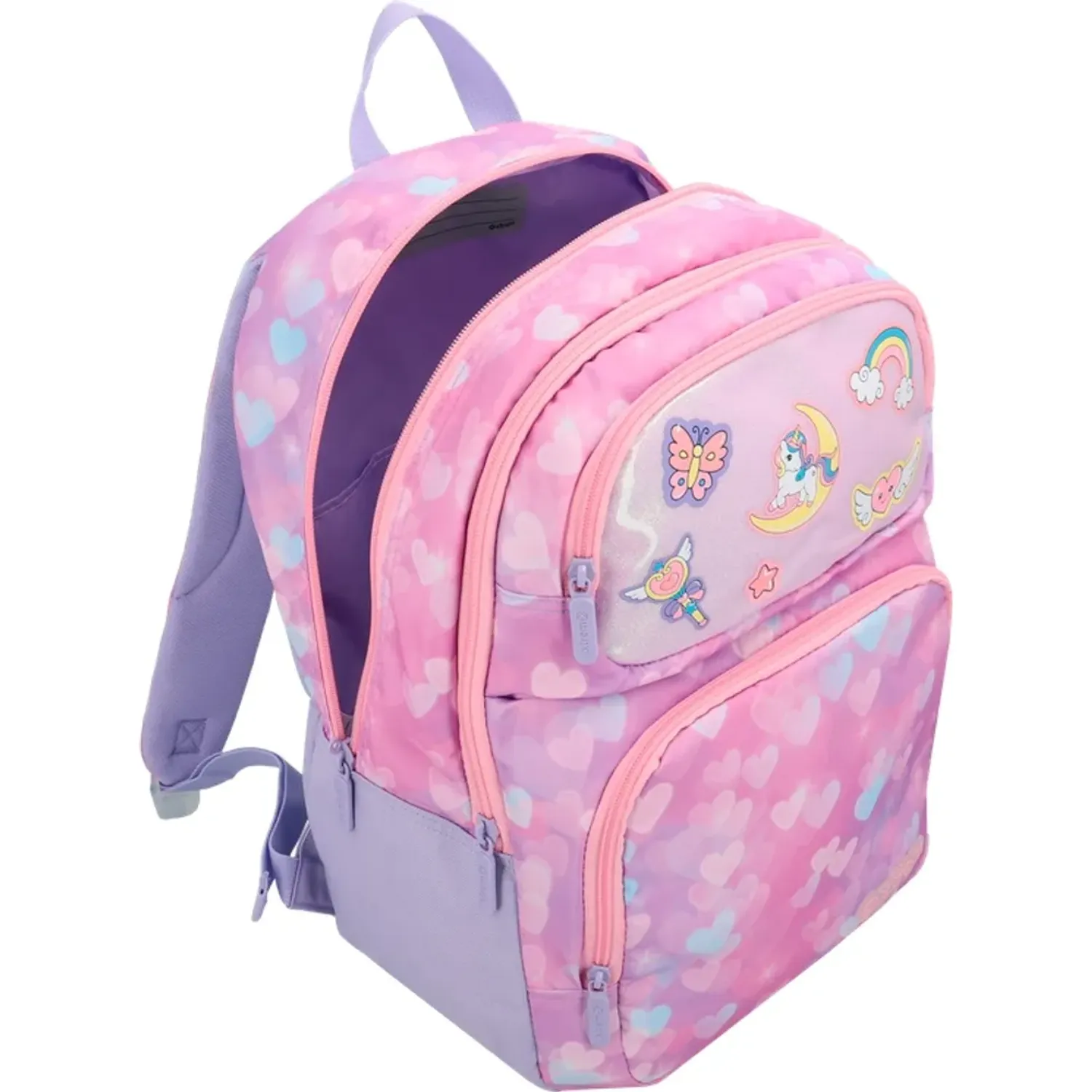 Mochila Xtrem Niña Hopper 2.0 6xt color negro | Platanitos