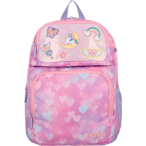 Mochila Xtrem Niña Hopper 2.0 6xt color negro | Platanitos